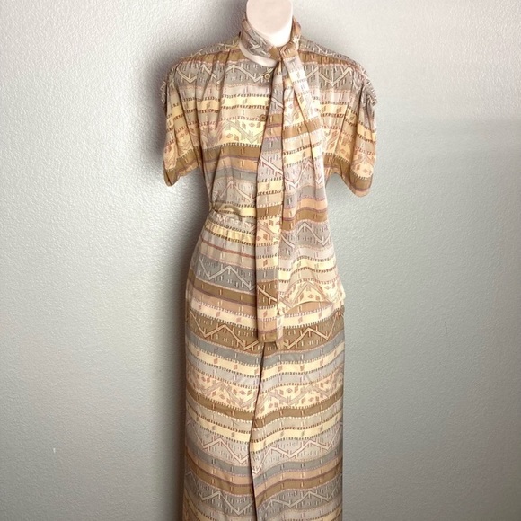 Givenchy 1960’s Boutique Vintage Silk 3 Piece Pant Set - Picture 1 of 16